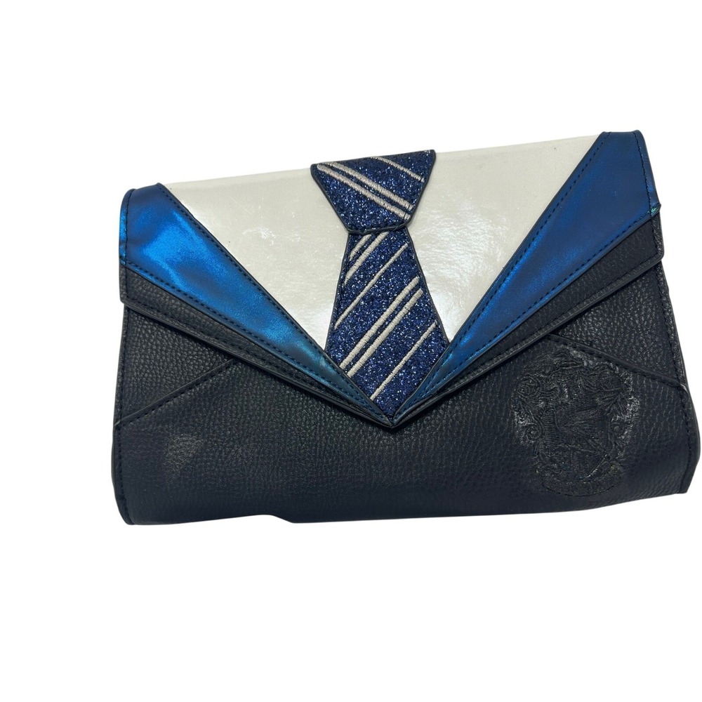 Danielle Nicole Harry Potter Ravenclaw Uniform Clutch Crossbody Bag Blue Black